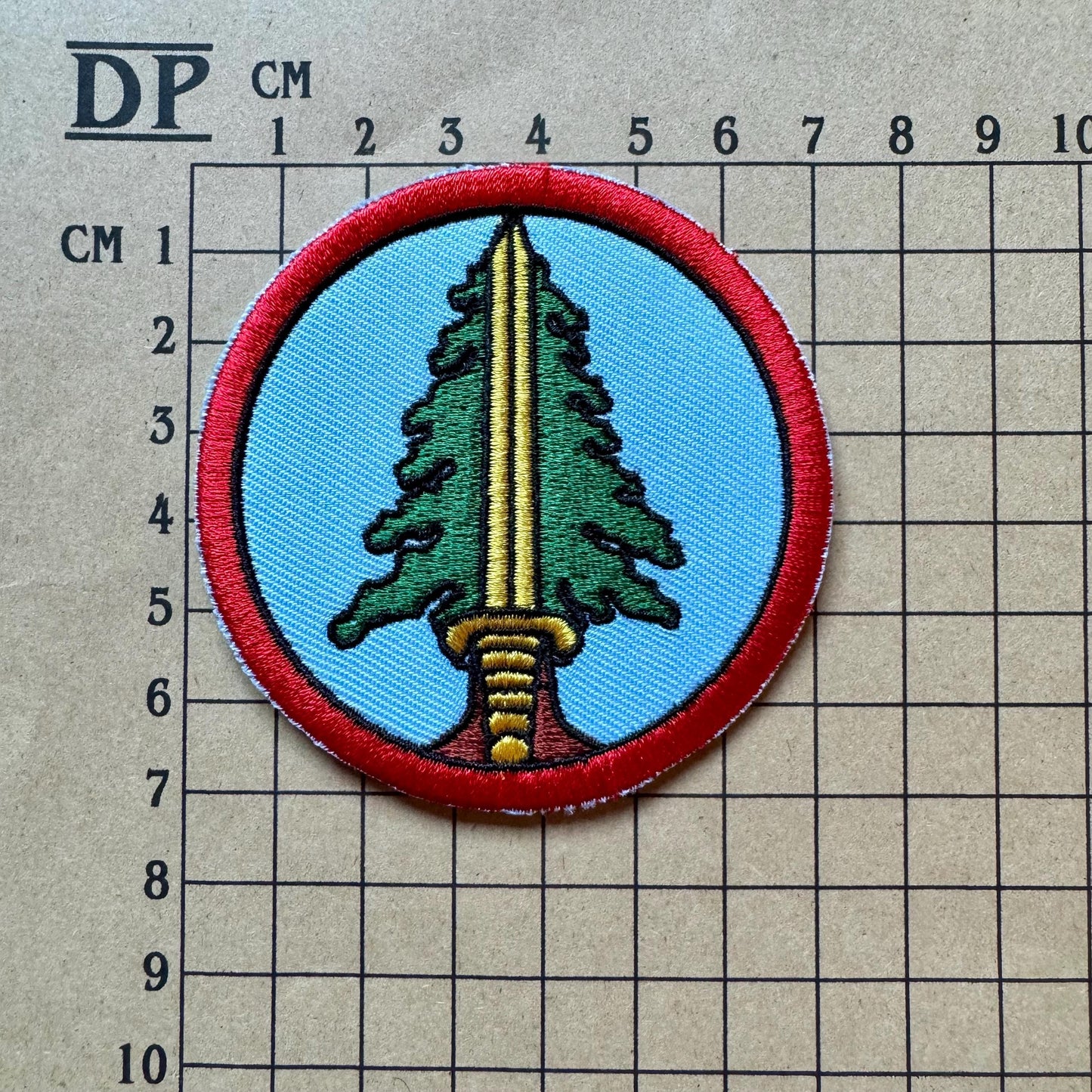 Twin Peaks Bookhouse Boys Club Embroidered Iron On Sew Patch Badge DIY Prop Costume Citizens Brigade Dale Cooper Sheriff Sword Department