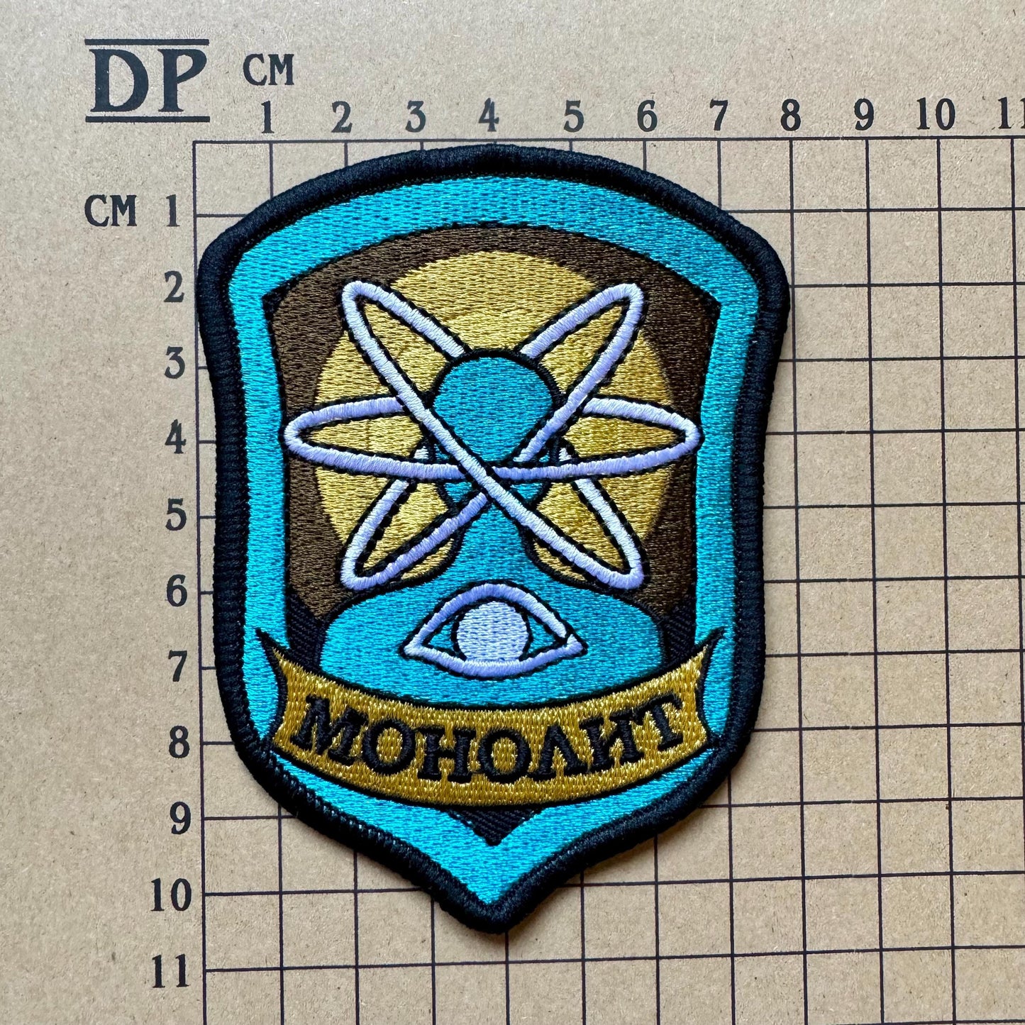 STALKER Monolith Fighter Faction Embroidered Patch Iron On Sew Uniform Badge DIY Prop Game S.t.a.l.k.e.r. Shadow of Chernobyl Charon Zone 2