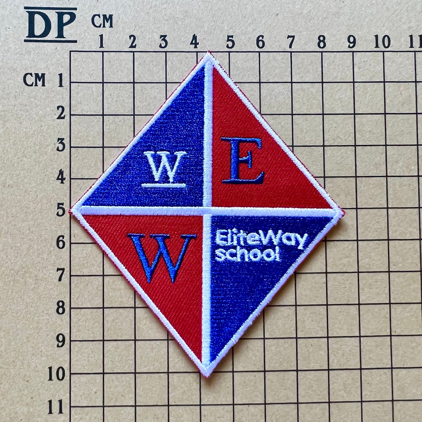 Rebelde Way Uniform Embroidered Patch Iron On Sew Badge DIY Prop Costume Elite Way School Pablo Bustamante Marizza Pia Spirito Mía Colucci