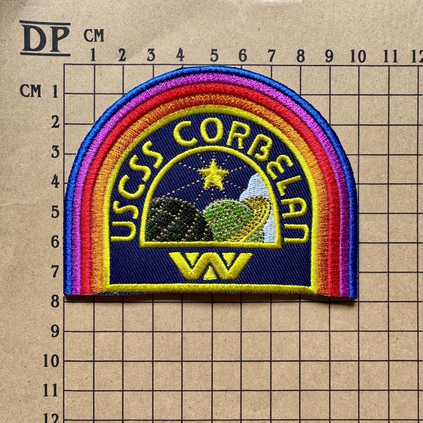 Alien Romulus Uniform Shoulder Patch USCSS Corbelan Weyland Shirt Crew Embroidered Iron On Sew Badge DIY Tyler Kay Andy Rain Carradine Prop