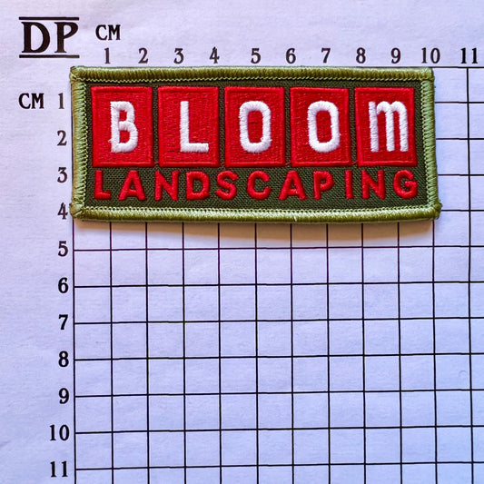 Big Fish Edward Bloom Landscaping Uniform Patch Embroidered Iron On Sew Badge DIY Prop Costume