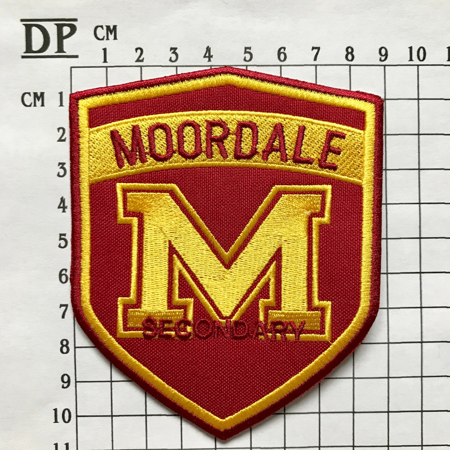 Sex Education Moordale Uniform Patch Embroidered Iron On Sew On Badge DIY TV Show Secondary School Costume Jacket Otis Maeve Eric Adam Ruby
