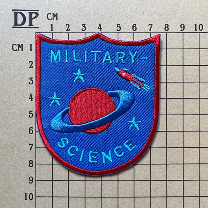 Asteroid City Gen Military Science Embroidered Patch Uniform Iron On Sew On Badge DIY Prop Wes Anderson General Gibson UFO Augie Midge Dinah