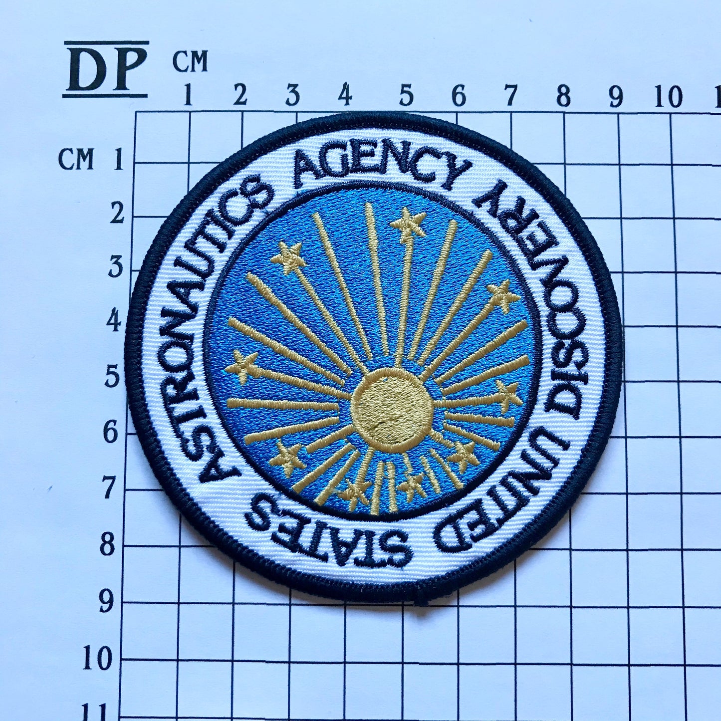 2001: A Space Odyssey Uniform Patch Complete Set David Bowman Embroidered Sew On Iron On Patch Badge DIY Costume - Demogorgon Patches - DP