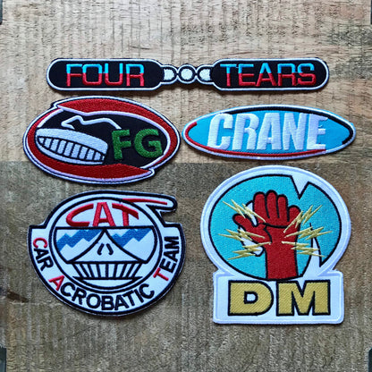 Kill Bill Beatrix The Bride Yellow Jacket Set Embroidered Iron On Sew Patch Badge DIY Prop Quentin Tarantino Volume 1 2 Kiddo Leather Budd