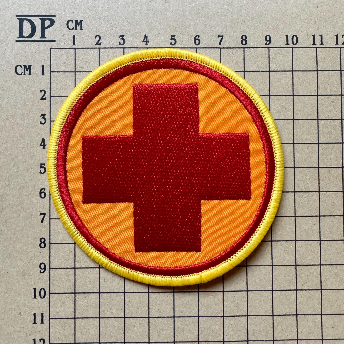 Team Fortress 2 Medic Mr Ludwig Uniform Embroidered Patch Iron On Sew Badge DIY Prop Costume TF2 Doctor Assisted Homicide Red Blu Koth Game