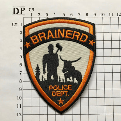 Fargo Movie Brainerd Police Chief Marge Gunderson Embroidered Sew On Iron On Patch Badge Parche DIY Costume Coen - Demogorgon Patches - DP