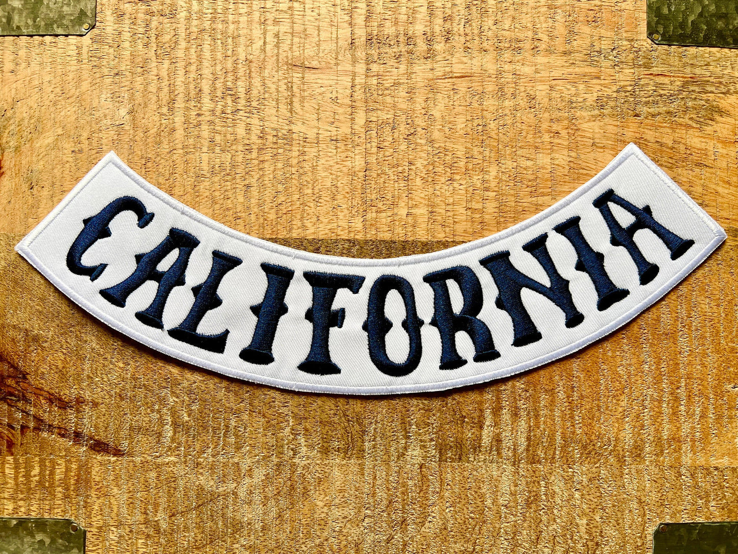 Sons Of Anarchy Jax Teller Leather Vest Embroidered Patches Set Iron On Sew Badge DIY Prop Costume Uniform Samcro SOA Men Of Mayhem MC Opie