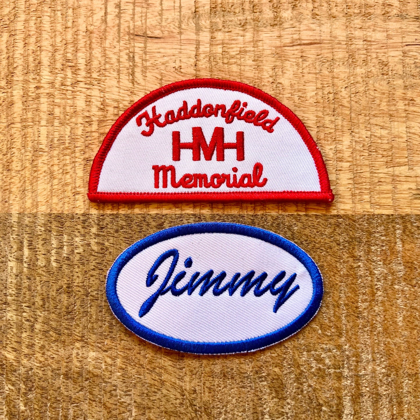 Halloween 2 Haddonfield Memorial Hospital Uniform Budd Jimmy Patch Embroidered Iron On Sew Badge DIY Prop Michael Myers Movie John Carpenter