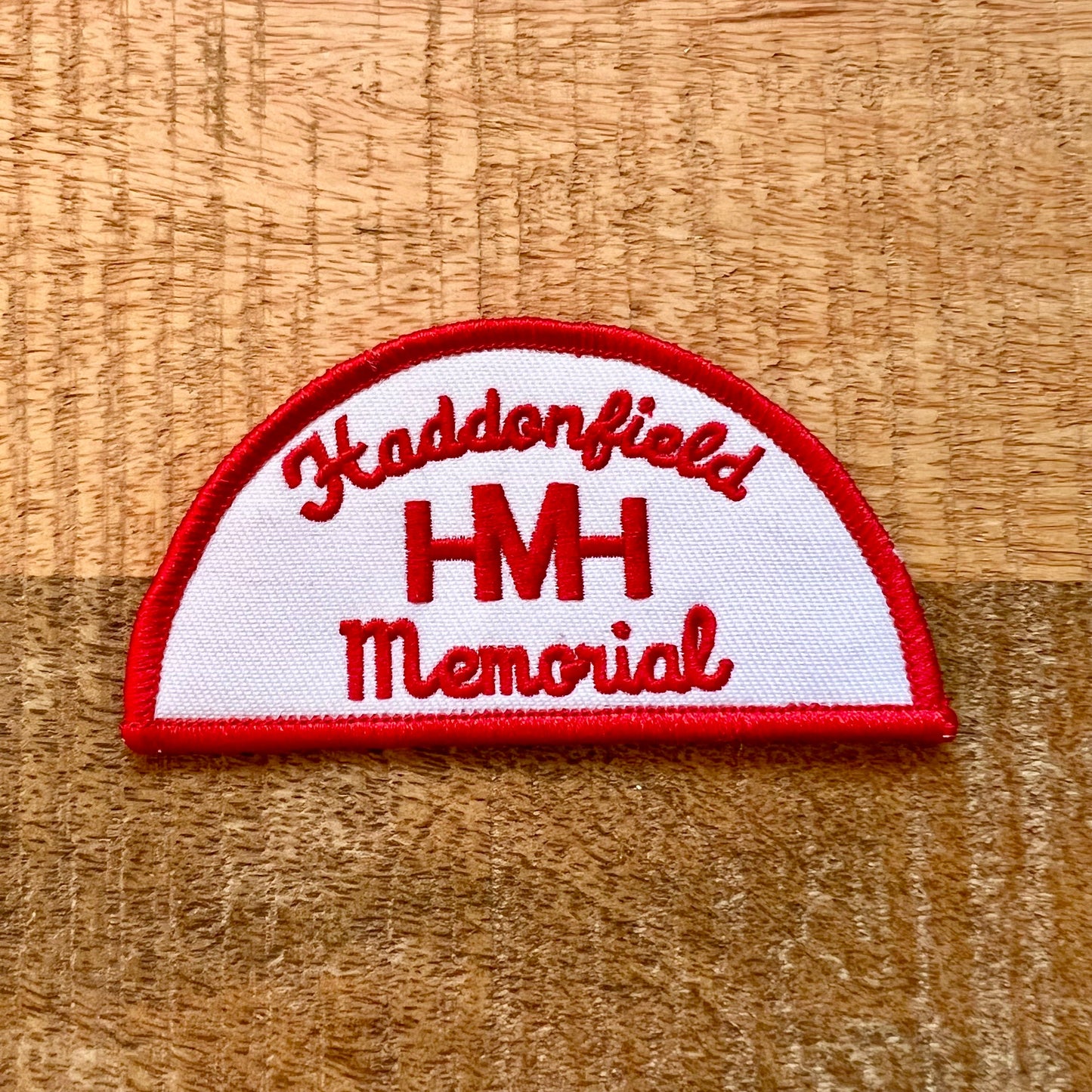 Halloween 2 Haddonfield Memorial Hospital Uniform Budd Jimmy Patch Embroidered Iron On Sew Badge DIY Prop Michael Myers Movie John Carpenter