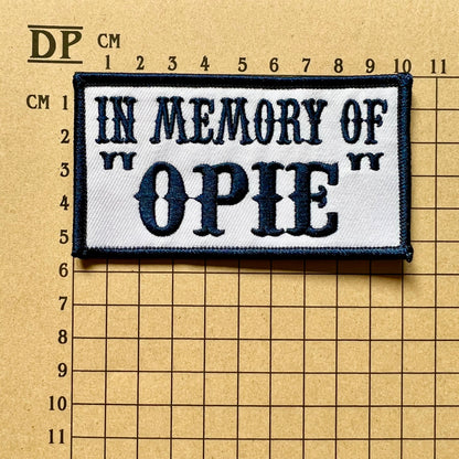 Sons Of Anarchy Jax Teller Leather Vest Embroidered Patches Set Iron On Sew Badge DIY Prop Costume Uniform Samcro SOA Men Of Mayhem MC Opie