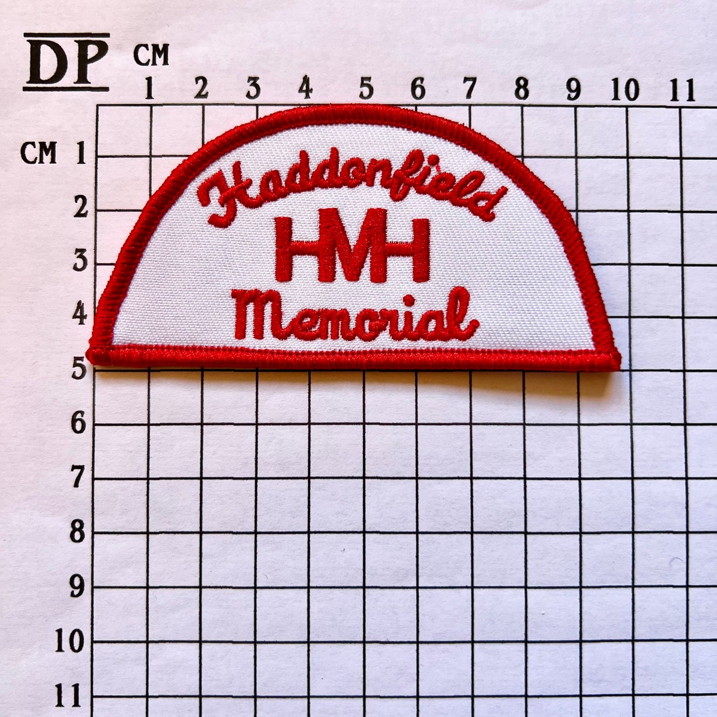 Halloween 2 Haddonfield Memorial Hospital Uniform Budd Jimmy Patch Embroidered Iron On Sew Badge DIY Prop Michael Myers Movie John Carpenter