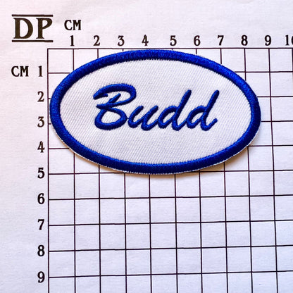 Halloween 2 Haddonfield Memorial Hospital Uniform Budd Jimmy Patch Embroidered Iron On Sew Badge DIY Prop Michael Myers Movie John Carpenter