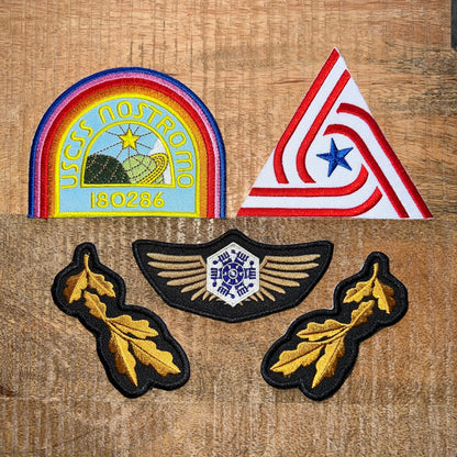 Alien Samuel Brett Uniform & Hat Patches USCSS Nostromo Embroidered Iron On Sew Patch Badge Trucker Cap DIY Prop Costume Ripley Isolation