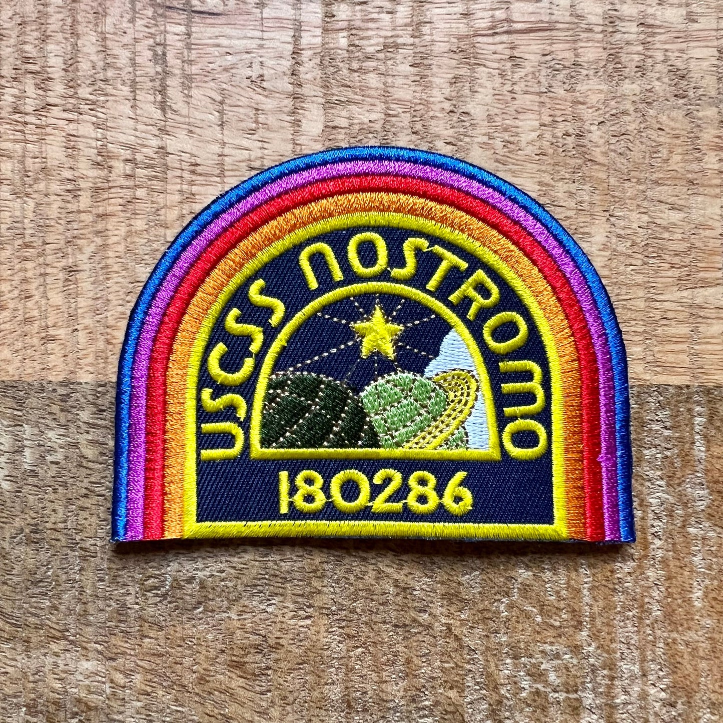 Alien Samuel Brett Uniform & Hat Patches USCSS Nostromo Embroidered Iron On Sew Patch Badge Trucker Cap DIY Prop Costume Ripley Isolation