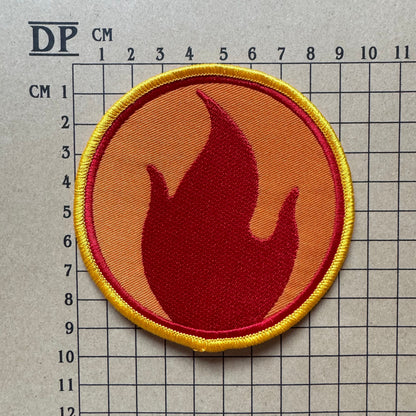 Team Fortress 2 Pyro Uniform Embroidered Patch Iron On Sew Badge DIY Prop Costume TF2 Reliable Excavation & Demolition Red Blu Koth Ctf Game
