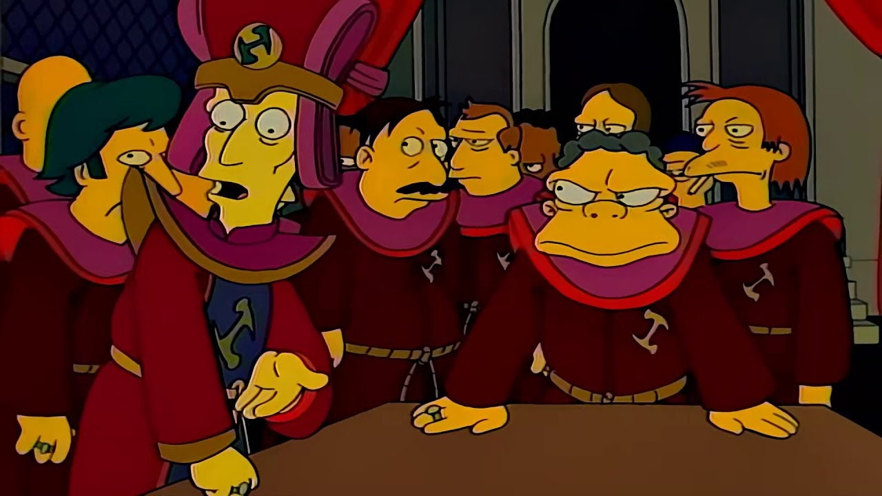 The Simpsons Stonecutters Embroidered Sew On Iron On Patch Badge Parche Homer the Great Stone Cutters DIY Costume  - Demogorgon Patches DP