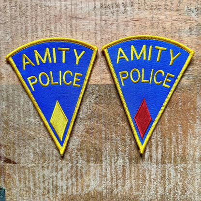 Jaws Amity Police Chief Martin Brody Embroidered Patch Iron On  Sew Badge DIY Prop Uniform Costume Quint White Shark Island Enamel Pin 2