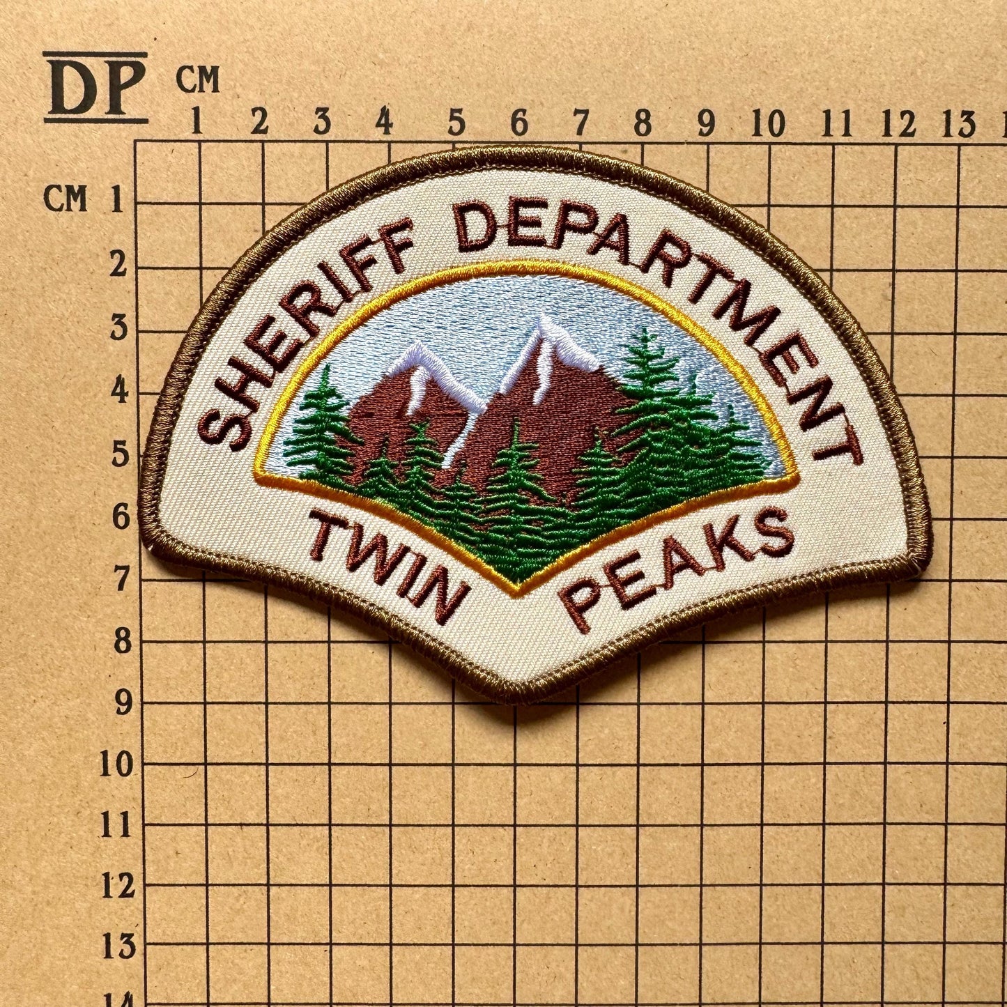 Twin Peaks Police Sheriff Department Full Set Embroidered Iron On Sew Patch And Badge 13 DIY Prop Dale Cooper Andy Brennan Hawk Harry Truman