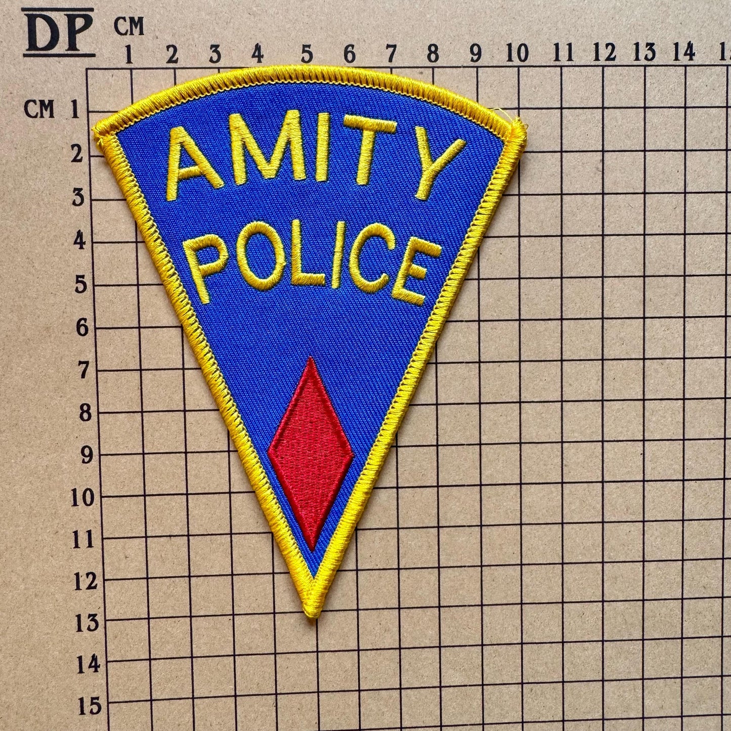 Jaws Amity Police Chief Martin Brody Embroidered Patch Iron On  Sew Badge DIY Prop Uniform Costume Quint White Shark Island Enamel Pin 2