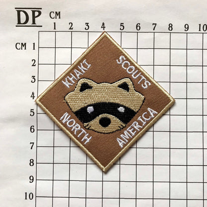 Moonrise Kingdom Sam Shakusky Costume Embroidered Patches Set Iron On Sew Badge Uniform DIY Prop Khaki Boy Scout Wes Anderson Suzy Bishop
