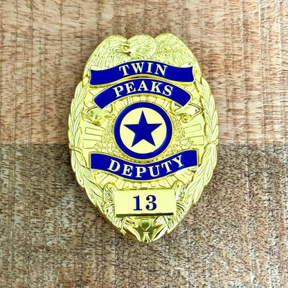 Twin Peaks Police Sheriff Department Full Set Embroidered Iron On Sew Patch And Badge 13 DIY Prop Dale Cooper Andy Brennan Hawk Harry Truman
