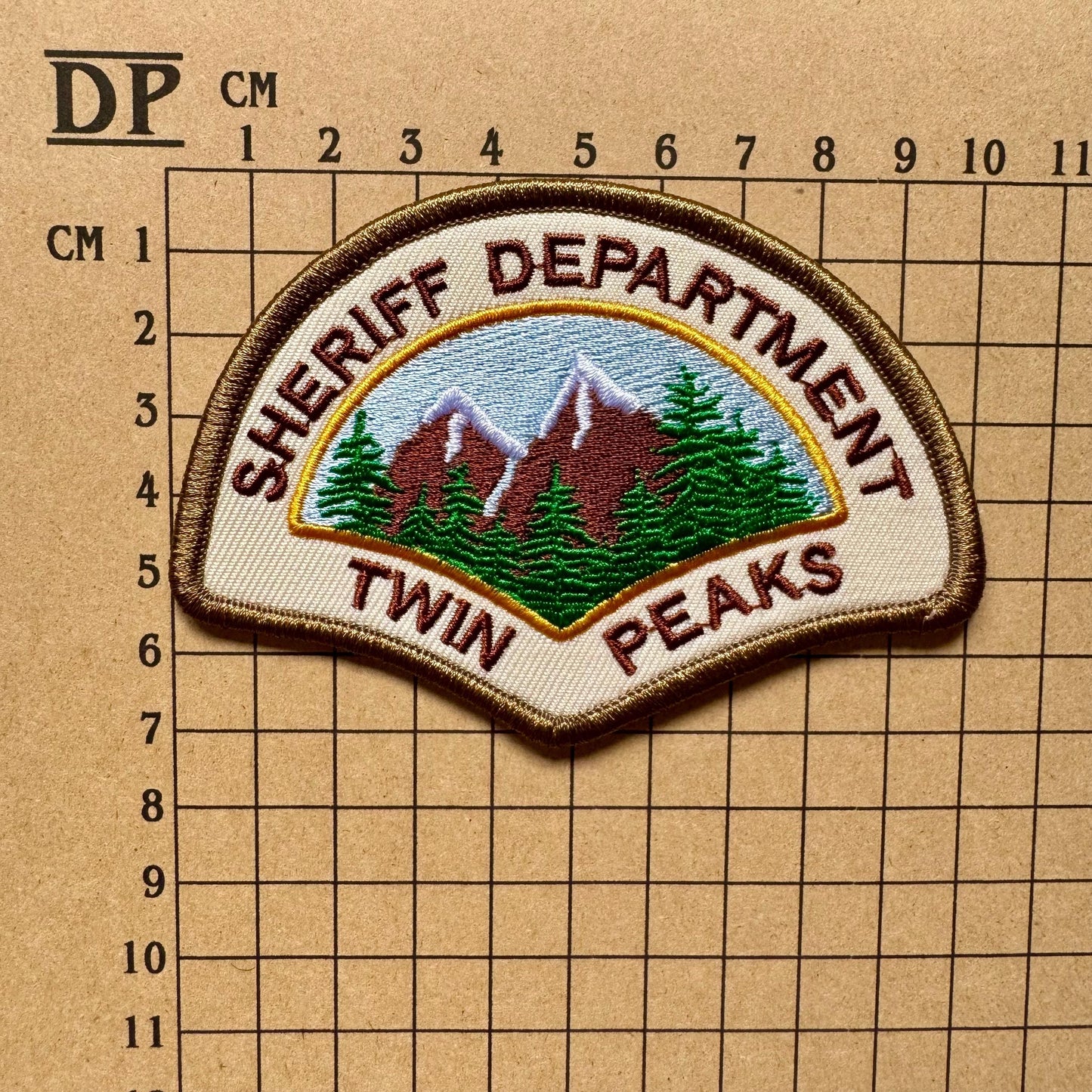 Twin Peaks Police Sheriff Department Full Set Embroidered Iron On Sew Patch And Badge 13 DIY Prop Dale Cooper Andy Brennan Hawk Harry Truman