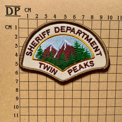 Twin Peaks Police Sheriff Department Full Set Embroidered Iron On Sew Patch And Badge 13 DIY Prop Dale Cooper Andy Brennan Hawk Harry Truman