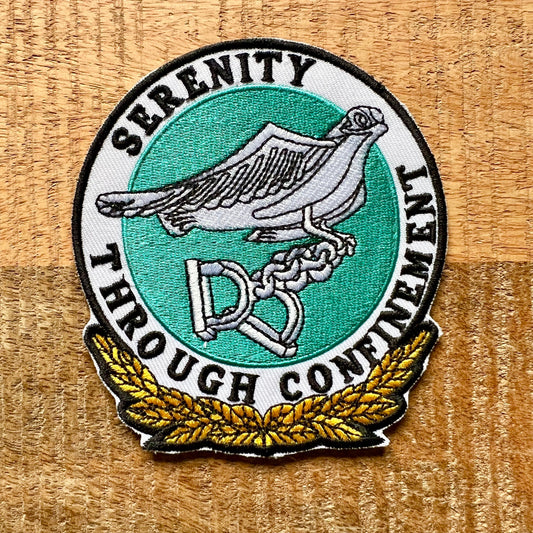 Alien 3 Ellen Ripley Serenity Through Confinement Embroidered Patches Iron On Sew Patch Badge DIY Prop Costume Uniform Set Inmates Aaron 85