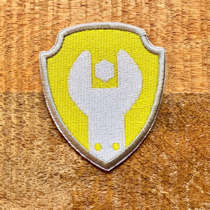 Paw Patrol Shields Embroidered Iron On Sew Patch Badge DIY Costume Prop Police Fire Pilot Kid Recycling Construction Water Rescue Jungle Bay