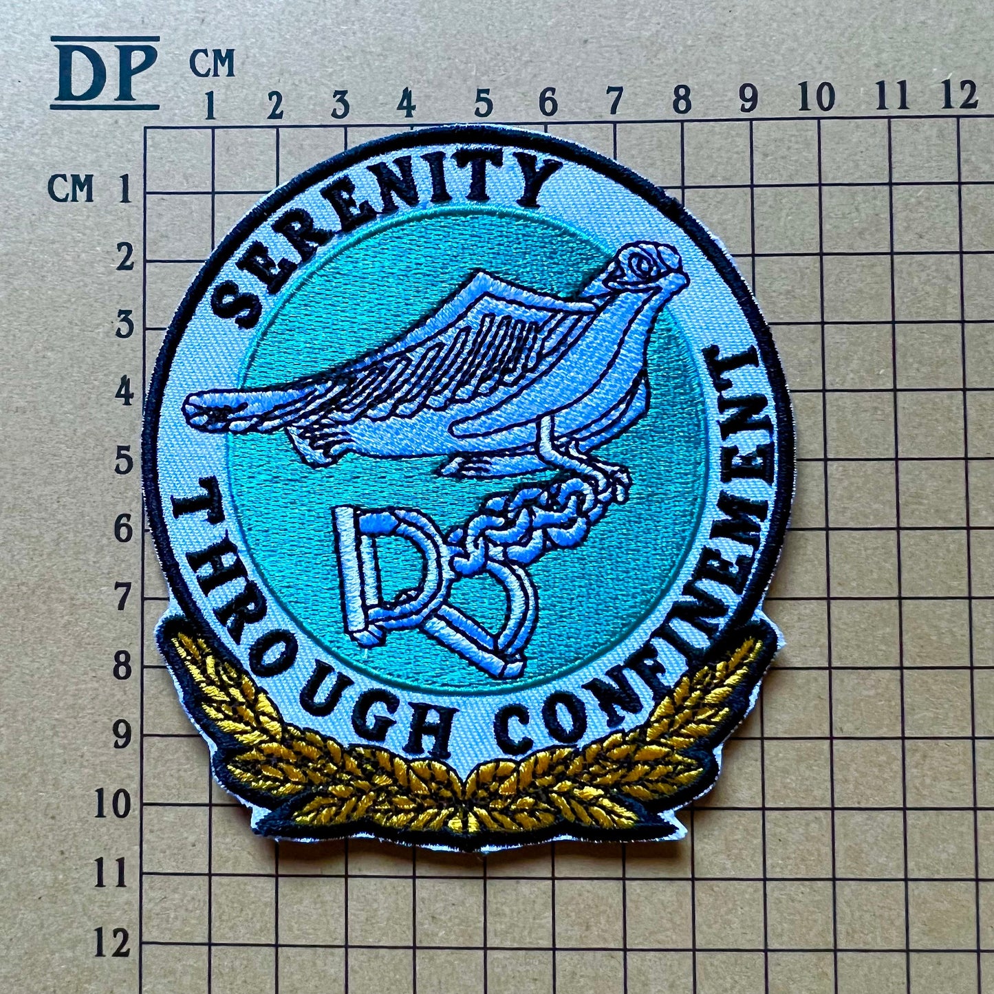 Alien 3 Ellen Ripley Serenity Through Confinement Embroidered Patches Iron On Sew Patch Badge DIY Prop Costume Uniform Set Inmates Aaron 85