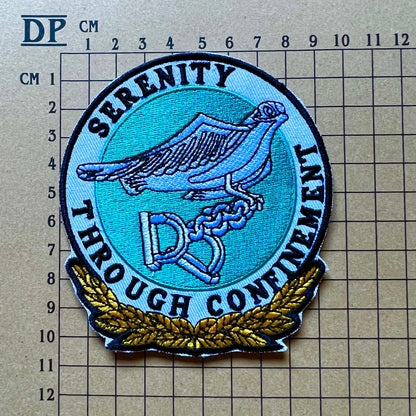 Alien 3 Ellen Ripley Serenity Through Confinement Embroidered Patches Iron On Sew Patch Badge DIY Prop Costume Uniform Set Inmates Aaron 85