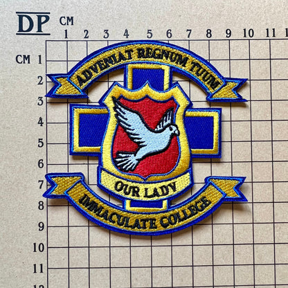 Derry Girls Our Lady Immaculate College Uniform Embroidered Patch Iron On Sew Badge DIY Prop Erin Quinn Orla McCool Clare Devlin Michelle