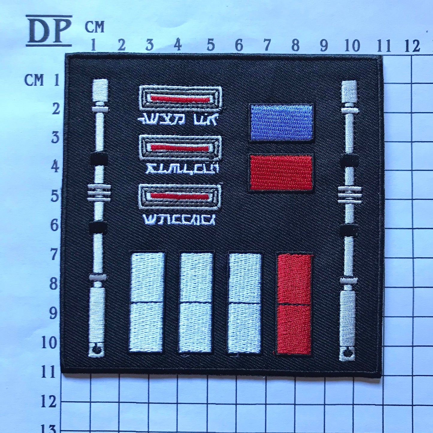 Star Wars Darth Vader Chest Box Plate Uniform Patch Embroidered Sew On Iron On Badge DIY Costume Return Of The Jedi - Demogorgon Patches DP