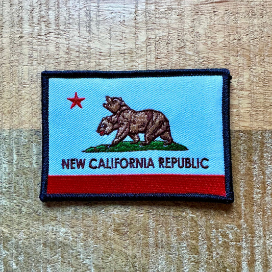 Fallout New California Republic Embroidered Patch Iron On Sew Sleeve Arm Badge DIY NCR Prop Costume FNV Tandi Mojave Trooper Rangers Uniform