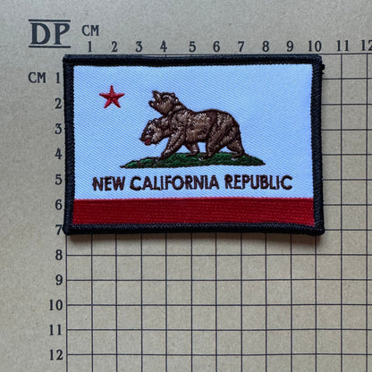 Fallout New California Republic Embroidered Patch Iron On Sew Sleeve Arm Badge DIY NCR Prop Costume FNV Tandi Mojave Trooper Rangers Uniform