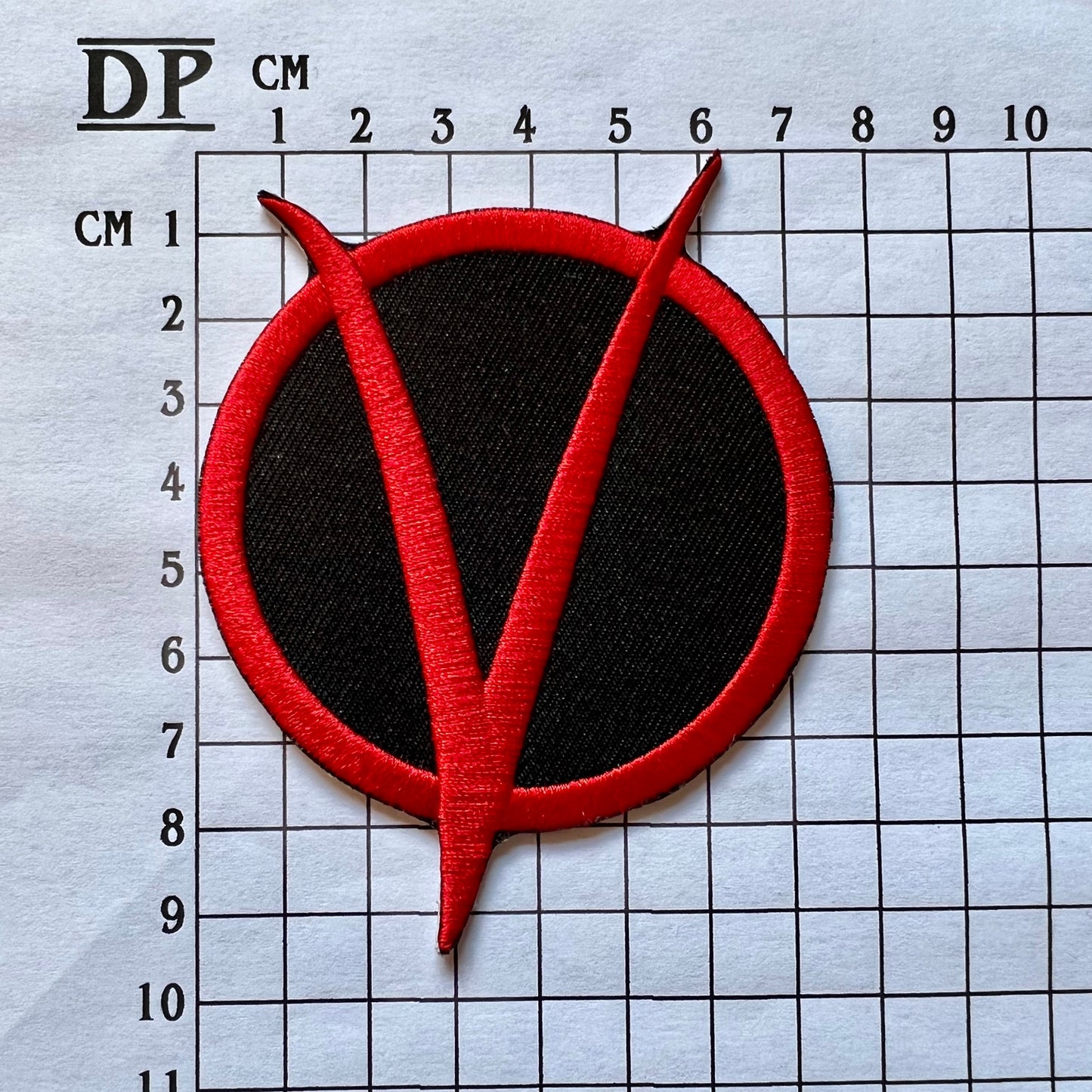 V For Vendetta Embroidered Sew On Iron On Patch Badge Parche DIY Costume Revenge Power To The People Freedom - Demogorgon Patches - DP