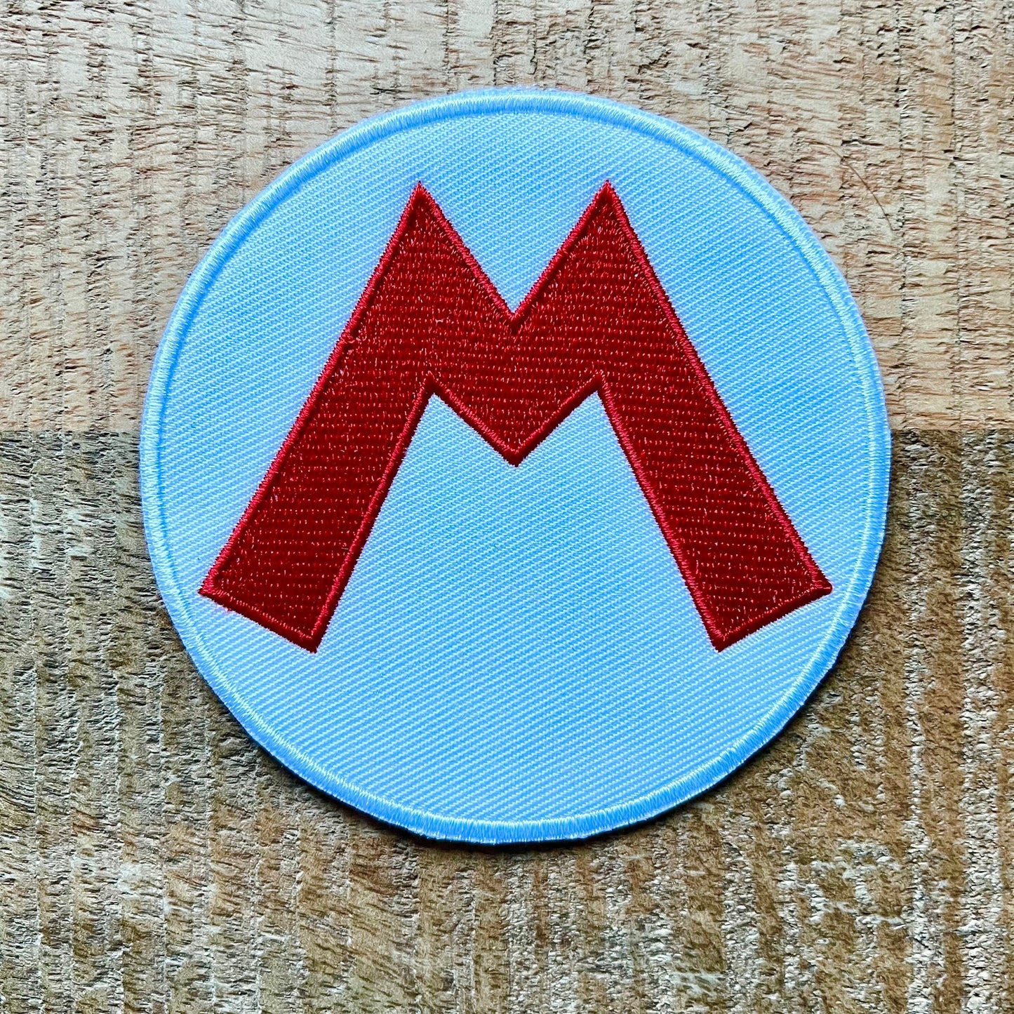 Super Mario Bros Mario Hat Embroidered Patch Sew On Iron On Badge Parche DIY Costume Uniform Kart World Party Odyssey 2 3 Demogorgon Patches