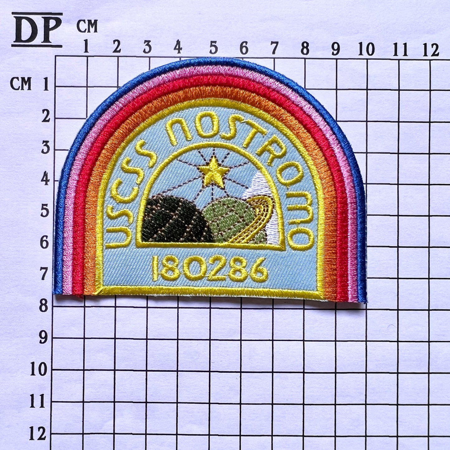 Alien Captain Arthur Dallas Golden Wings Uniform Patch USCSS Nostromo Embroidered Iron On Sew Patch Badge DIY Prop Costume Ripley Koblenz