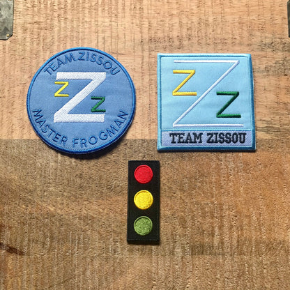 Life Aquatic Team Zissou Costume Crew Uniform Embroidered Patch Set Sew On Iron On Badge Parche DIY Master Frogman - Demogorgon Patches - DP