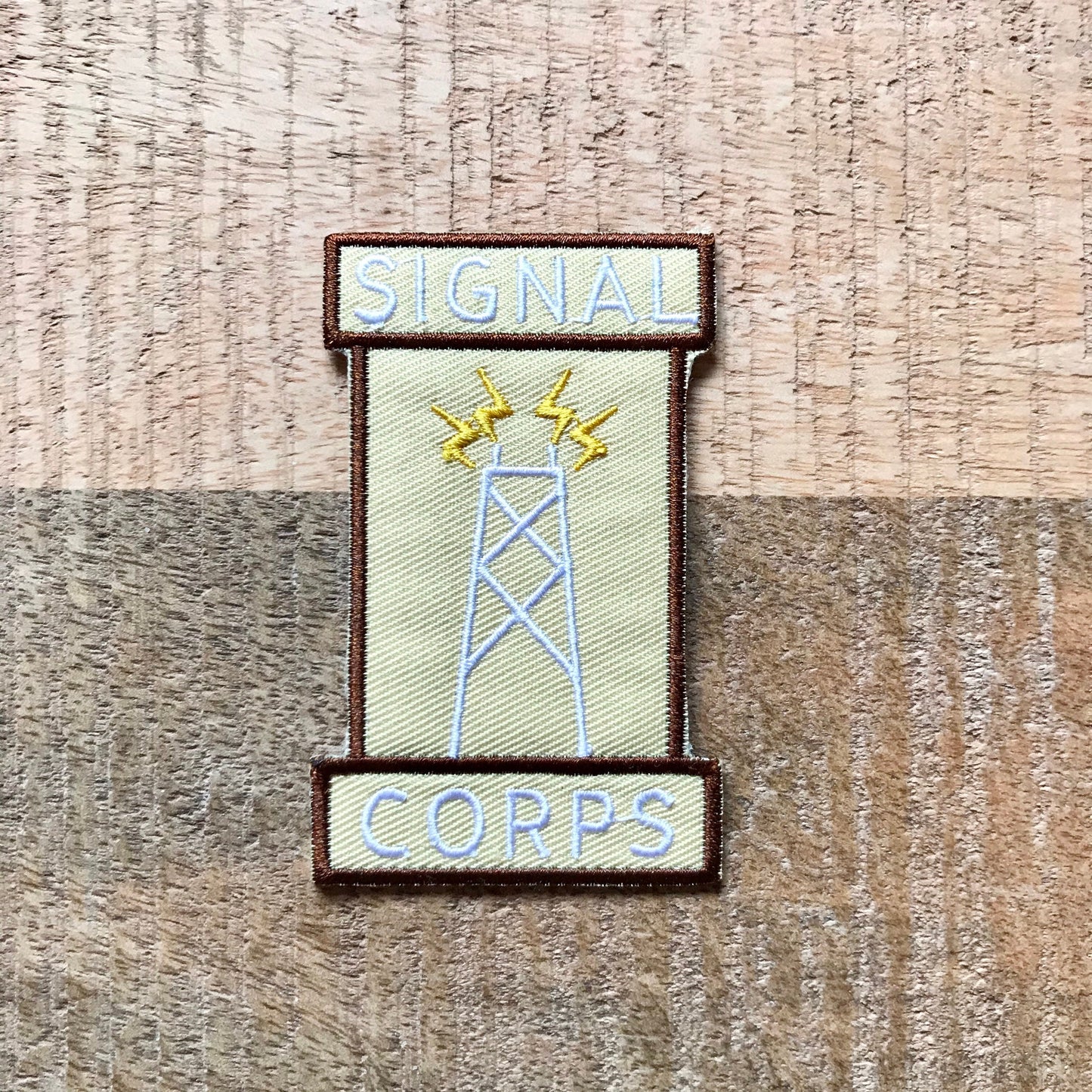 Moonrise Kingdom Sam Shakusky Costume Signal Corps Patch Embroidered Sew On Iron On Badge DIY Wes Anderson Khaki Scouts - Demogorgon Patches