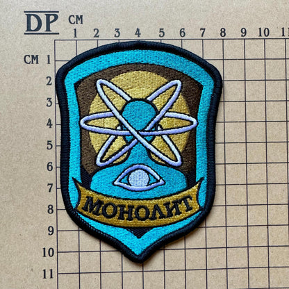 STALKER Monolith Fighter Faction Embroidered Patch Iron On Sew Uniform Badge DIY Prop Game S.t.a.l.k.e.r. Shadow of Chernobyl Charon Zone 2