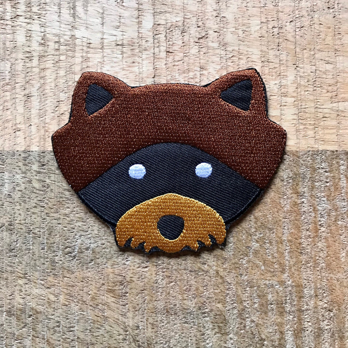 Moonrise Kingdom Sam Shakusky Costume Raccoon Embroidered Sew On Iron On Patch Badge Parche DIY Wes Anderson Mapache - Demogorgon Patches DP