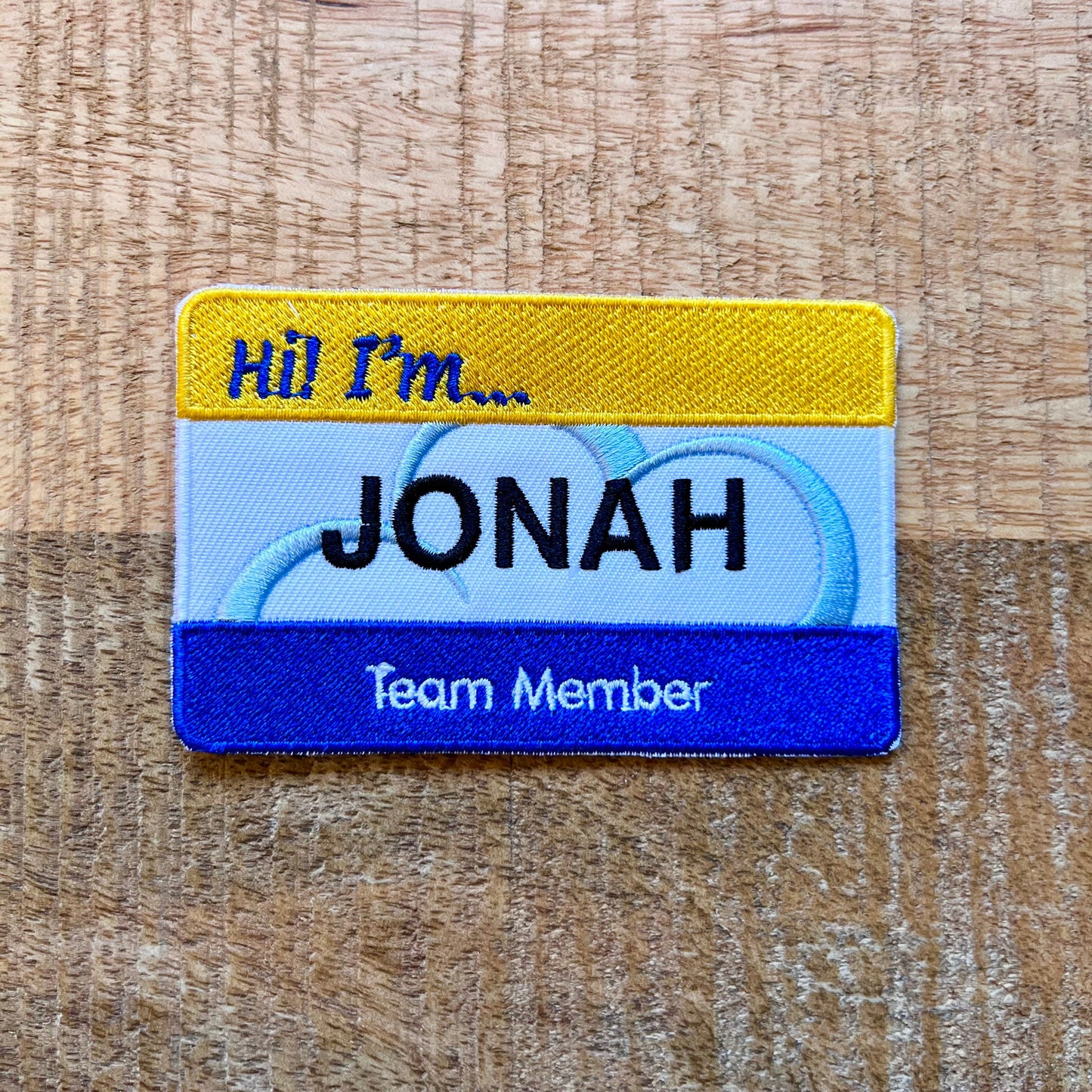 Superstore Cloud 9 Amy Jonah Name Uniform Costume Patch Embroidered Iron On Sew I’m Badge DIY Prop Team Member Cloud9 Sitcom Dina Glenn Bo