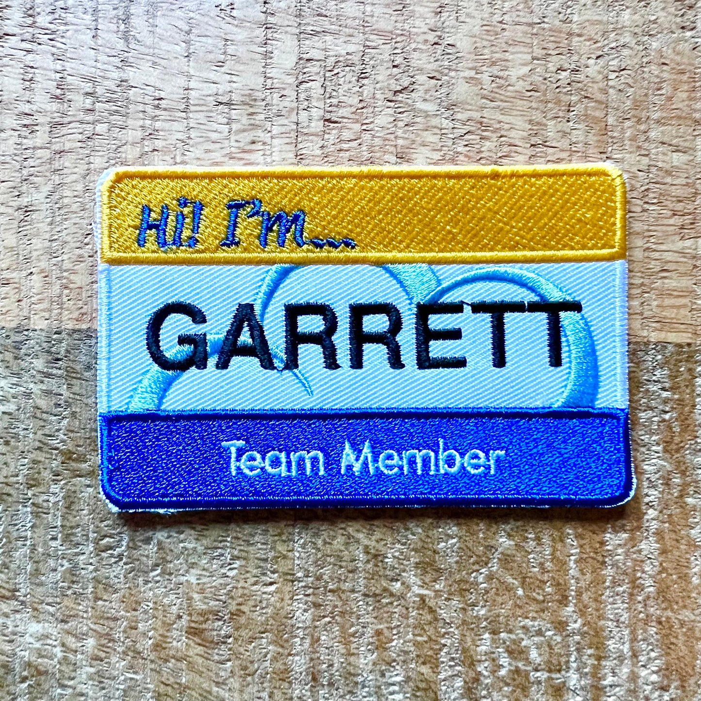 Superstore Cloud 9 Amy Jonah Name Uniform Costume Patch Embroidered Iron On Sew I’m Badge DIY Prop Team Member Cloud9 Sitcom Dina Glenn Bo