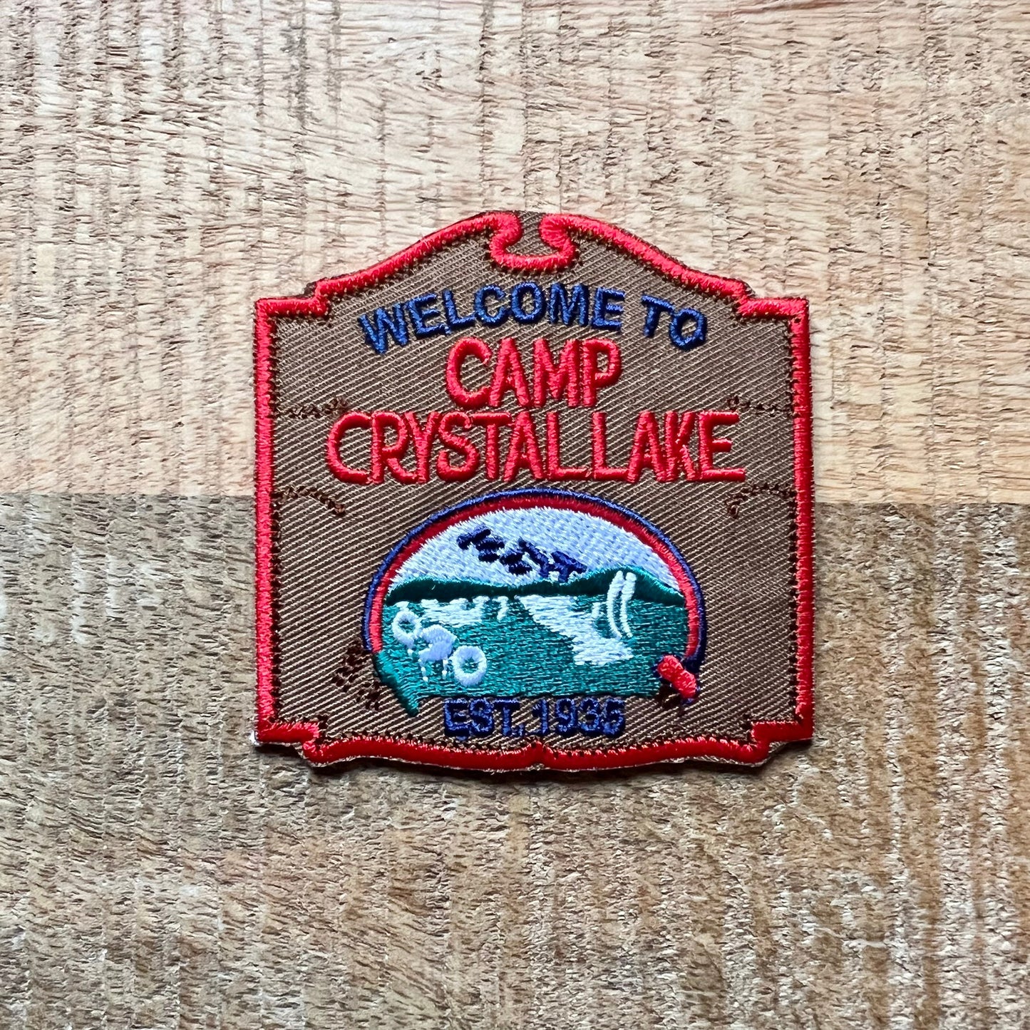 Friday The 13th Camp Crystal Lake Inspired Embroidered Sew On Iron On Patch Badge Parche DIY Costume - Demogorgon Patches - DP