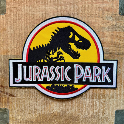 Jurassic Park John Ray Arnold Uniform Crew Embroidered Patch Sew On Iron On Badge Parche DIY Costume InGen Dennis Nedry Dr Ian Malcolm Sorna
