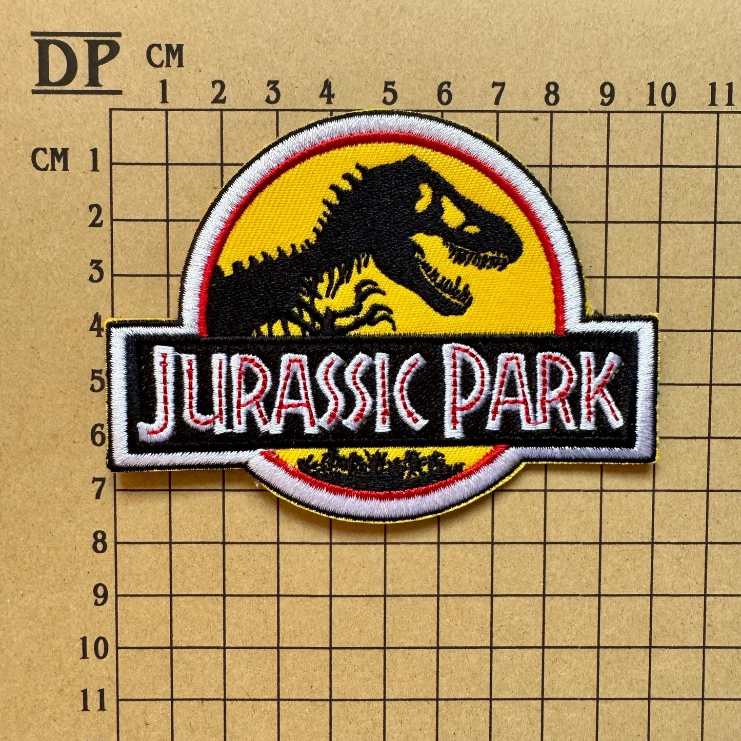 Jurassic Park John Ray Arnold Uniform Crew Embroidered Patch Sew On Iron On Badge Parche DIY Costume InGen Dennis Nedry Dr Ian Malcolm Sorna