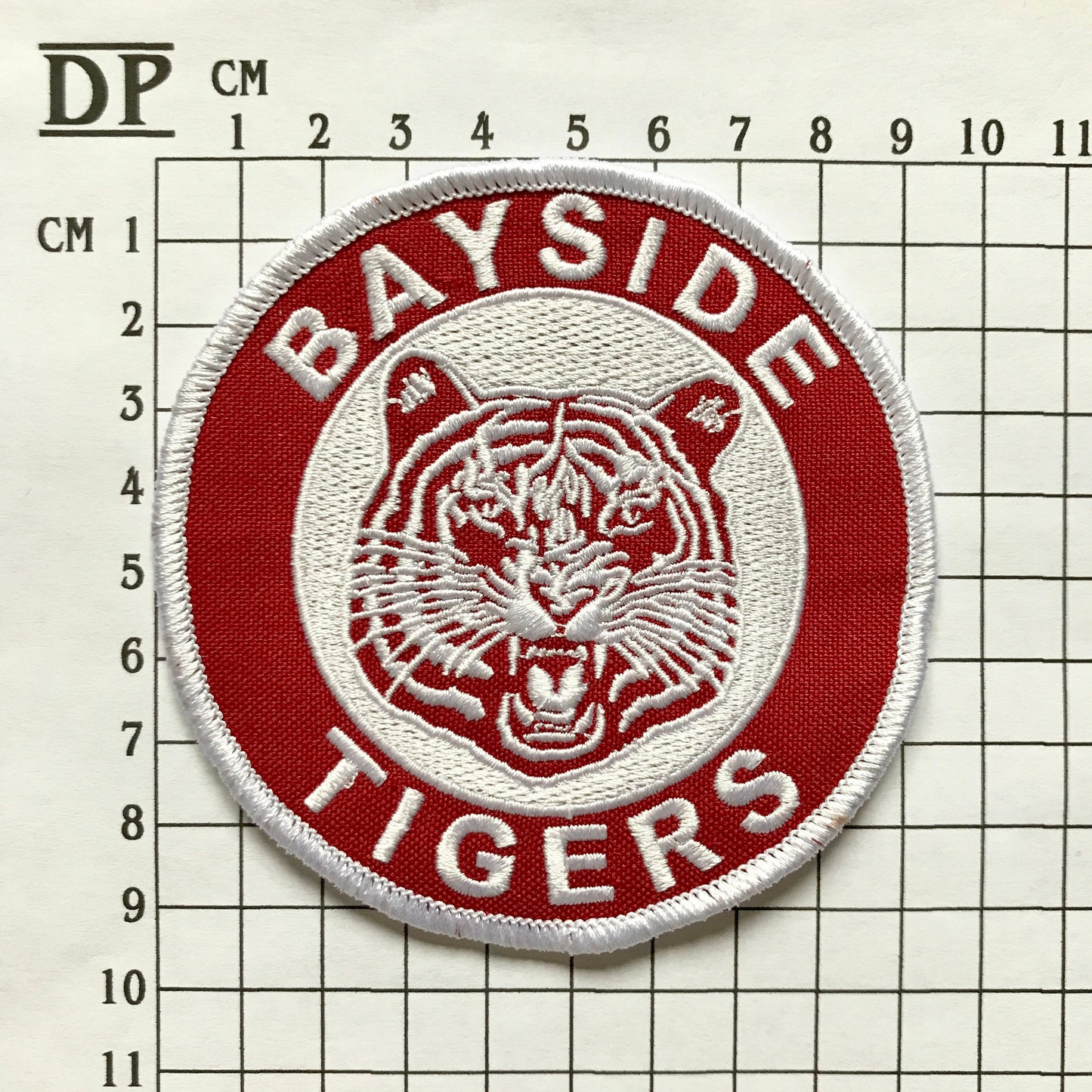 Saved By The Bell Bayside Tigers Uniform Patch Embroidered Iron On Sew On Badge DIY TV Show Costume Kelly AC Slater Lisa Screech Zack Jessie