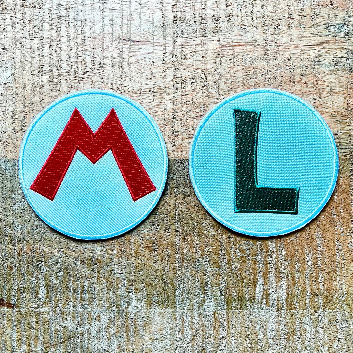 Super Mario Bros Mario & Luigi Hat Embroidered Patch Sew On Iron On Badge Parche DIY Costume Uniform Kart World Party 2 3 Demogorgon Patches